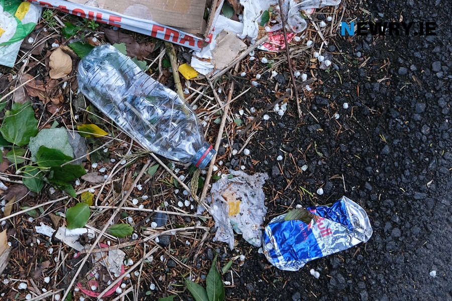 The proposed Deposit Return Scheme should help reduce the scourge of litter locally. Photograph: Columba O'Hare/ Newry.ie 