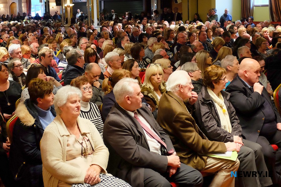 2017! A packed Canal Court in April 2017 at a 'Save our Emergency Department' meeting. Photograph: Columba O'Hare/ Newry.ie 