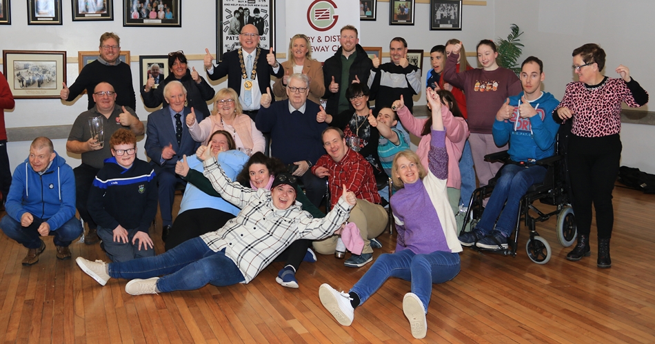 Members of Newry and District Gateway Club at the Council reception.