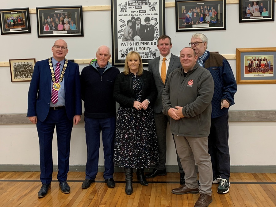 Minister McIlveen at Newry Gateway Club.