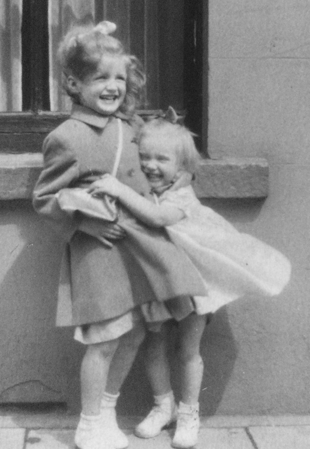 Rosaleen Cole, on left, pictured with her sister Phyllis, around the time of her stay in hospital. Courtesy of Rosaleen Cole