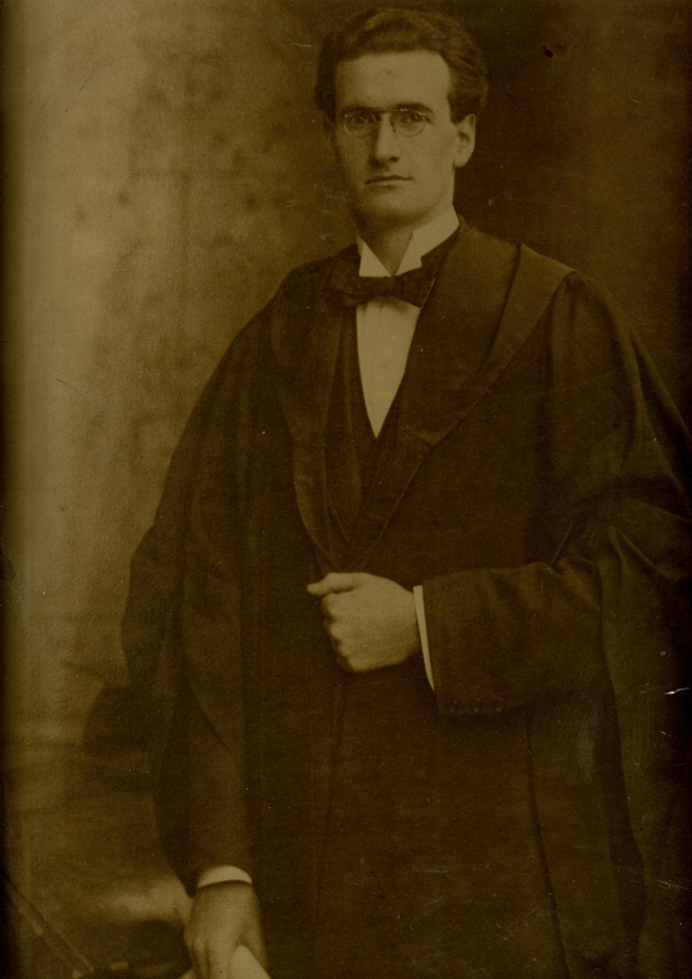 Dr John O’Tierney at the time of his graduation in Medicine from University College Dublin in 1916. Courtesy of Dr Donal O’Tierney