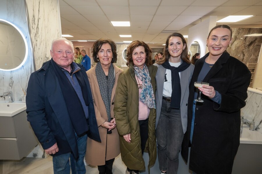Visitors to the refurbished Bassetts showroom.