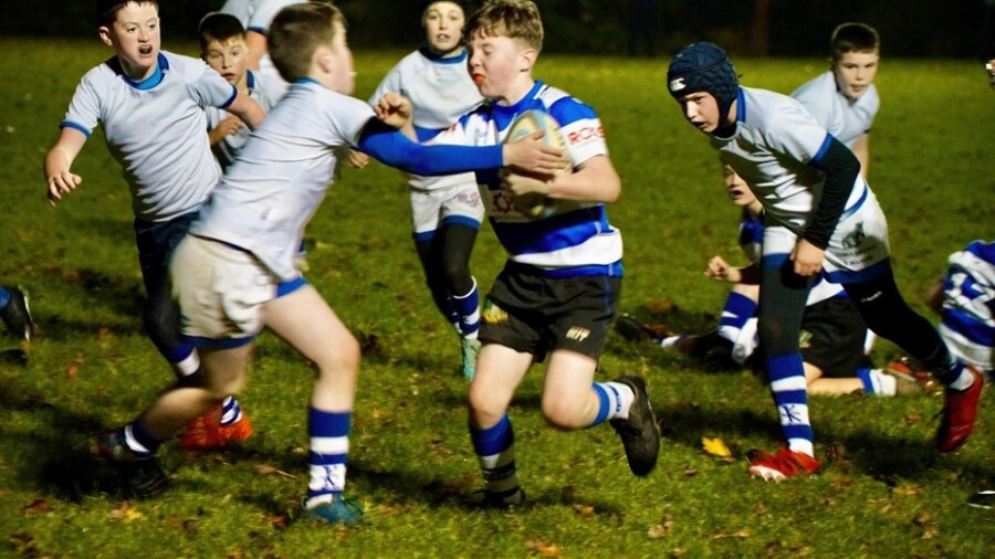 Newry RFC  U12's in action.