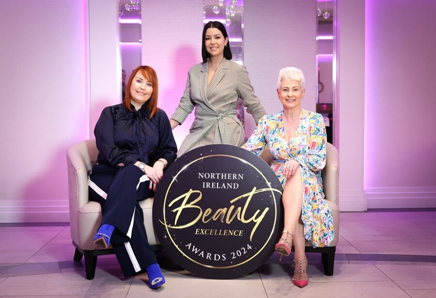 New judges to the panel this year, Lisburn’s Pamela Kennedy, founder of International Beauty Distribution & Training Academy; Co. Antrim’s Yolanda Cooper, Trichologist and CEO of The Conscious Beauty Group and the Awards host Pamela Ballantine.