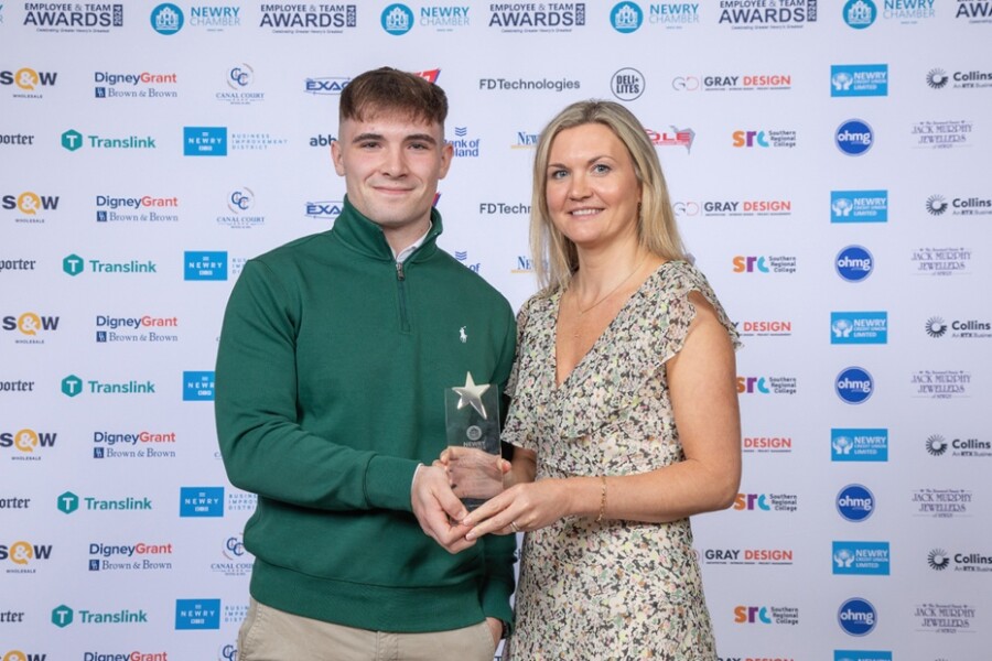 Best Higher Level Apprentice - Jack McElherron, MJM Marine Sponsored by Southern Regional College