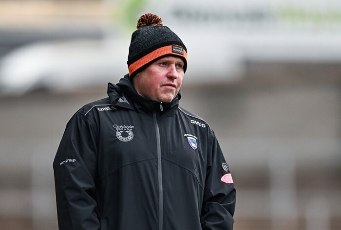 Armagh manager Gregory McGonigle. Photograph: Ben McShane/Sportsfile 