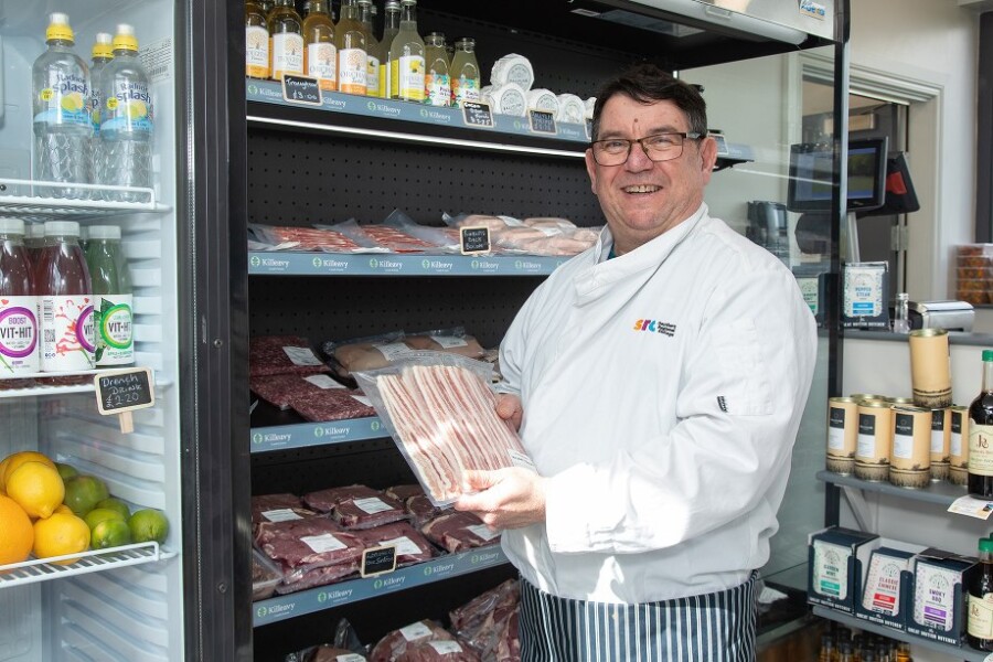 David McCaul, from Newry, a Newry, Mourne and Down Labour Market Partnership’s Chef Bootcamp participant who secured a permanent position in Killeavy Castle’s farm shop. 