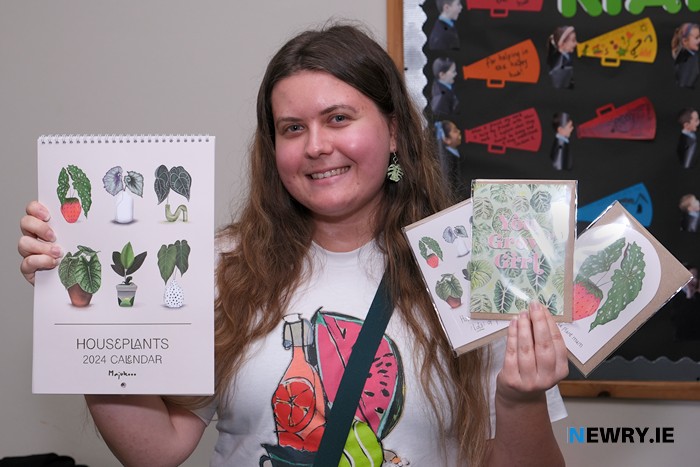 Maja Szotkiewicz from Majukooo displayed her cards and calendars at the anniversary.