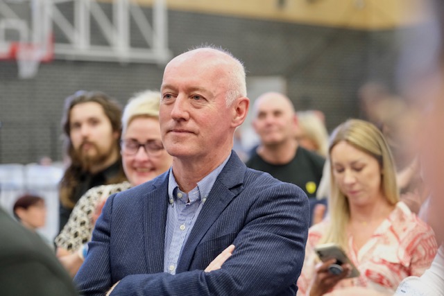 Declan Murphy along with Aoife Finnegan and Aine Quinn have been elected in Slieve Gullion.
