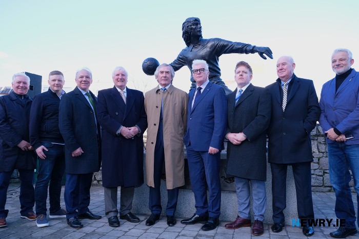 The Friends of Big Pat group. Photograph: Columba O'Hare/ Newry.ie