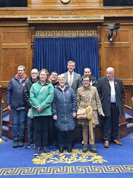 Members of Newry Gateway with Justin McNulty MLA.