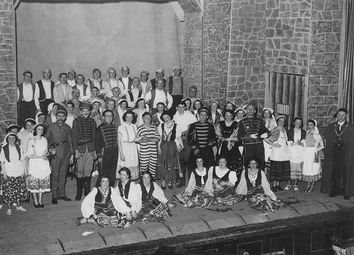 The Maid of the Mountains, 1951. The production was the first musical comedy produced by Newry Musical Society. Courtesy of Charlie Smyth