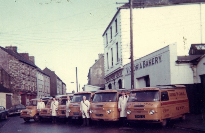 The famous orange delivery vans were a familiar sight in Newry, south Armagh and south Down in the 1960s. Newry and Mourne Museum Collection