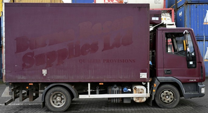 A side image of the lorry.
