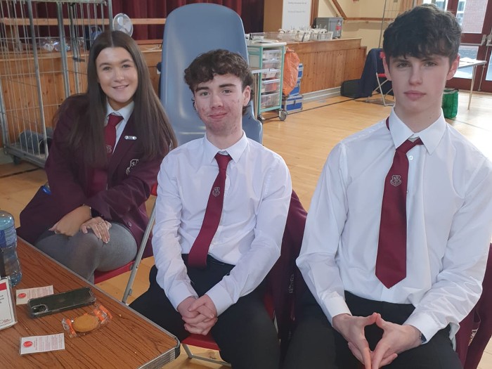 Some of the St Paul's blood donors.