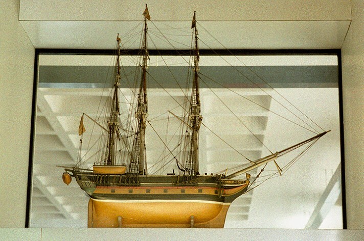 A model of the ship Marchioness of Bute by model maker William Baker which is on display in the National Museum of Wales. Photograph: © Amgueddfa Cymru – Museum Wales