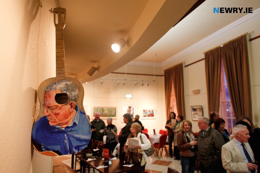 An Exhibition of visual arts in the Sean Hollywood Arts Centre. Photograph: Columba O'Hare/ Newry.ie 