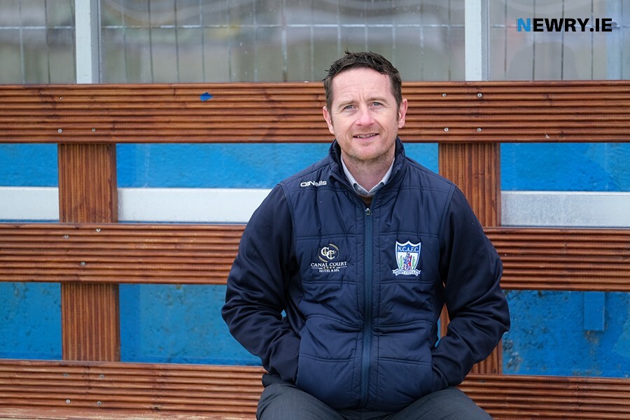 Darren Mullen, Newry City AFC Manager. Photograph: Columba O'Hare/ Newry.ie 