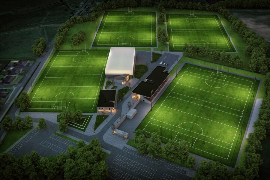 An artists impression of the proposed Ballykinlar facility.