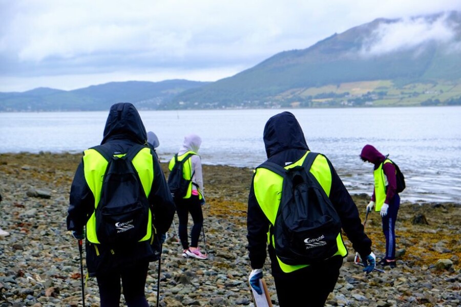 Some of the young people on the Carlingford Ambassadors Programme in 2022.