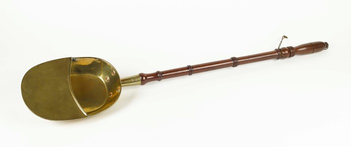 Brass collection shovel, dating from the 1830s, used in St. Patrick’s Church of Ireland in Newry. Newry and Mourne Museum Collection 