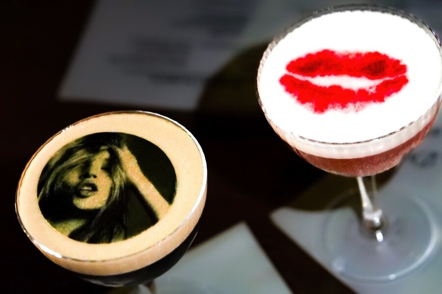The Coffee Kate and Killowen Kiss cocktails.