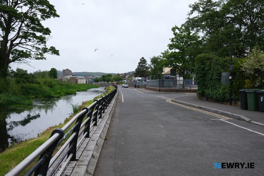 Footpaths at Canal Quay in Newry are a particularly bad area for dog fouling. Photograph: Columba O'Hare/ Newry.ie 