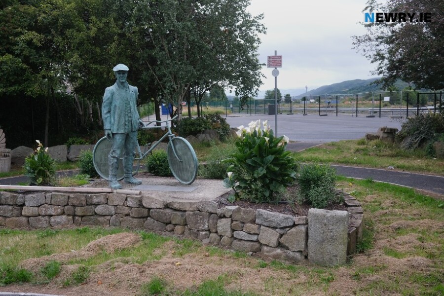 The new 'meanwhile use' area isn't ready for opening just yet. Photograph: Columba O'Hare/ Newry.ie 