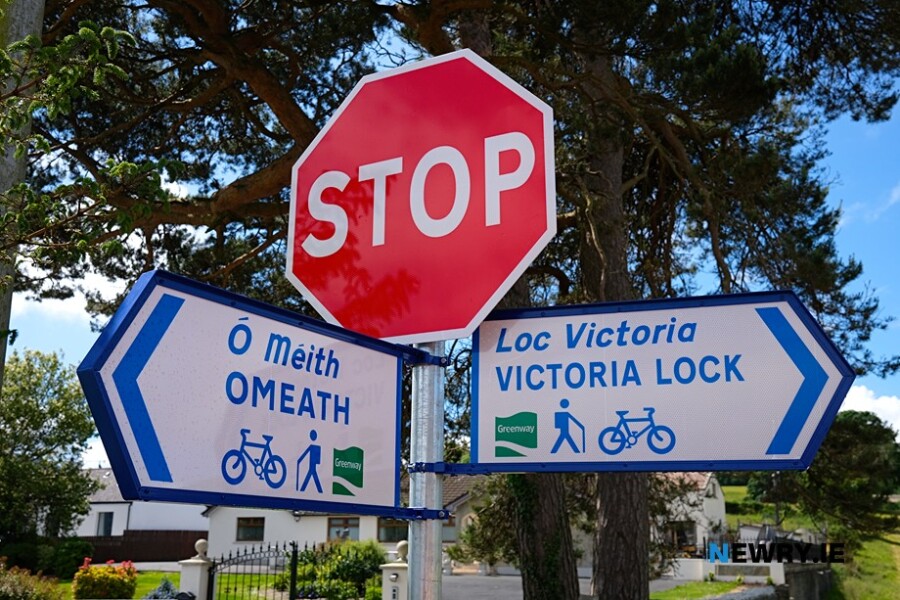 Work on the last remaining part of the Carlingford Lough Greenway will restart late summer. Photograph: Columba O'Hare/ Newry.ie 