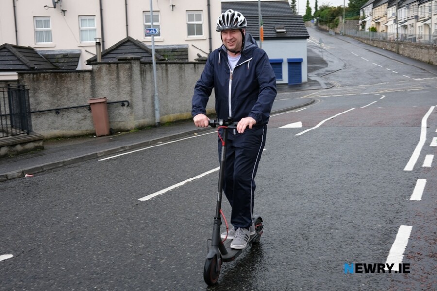 Is it time to legalise E-Scooters in Newry? Photograph: Columba O'Hare/ Newry.ie 
