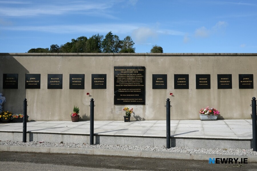 A memorial to the Kingsmill massacre.