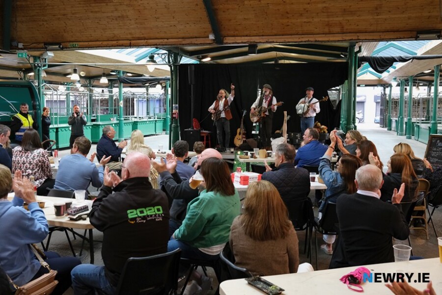 Yesterdays Street Feast from Melissa McCabe was a great way to spend your Sunday. The Ramblin String Band kept the tunes going to the very end. Photograph: Columba O'Hare/ Newry.ie 