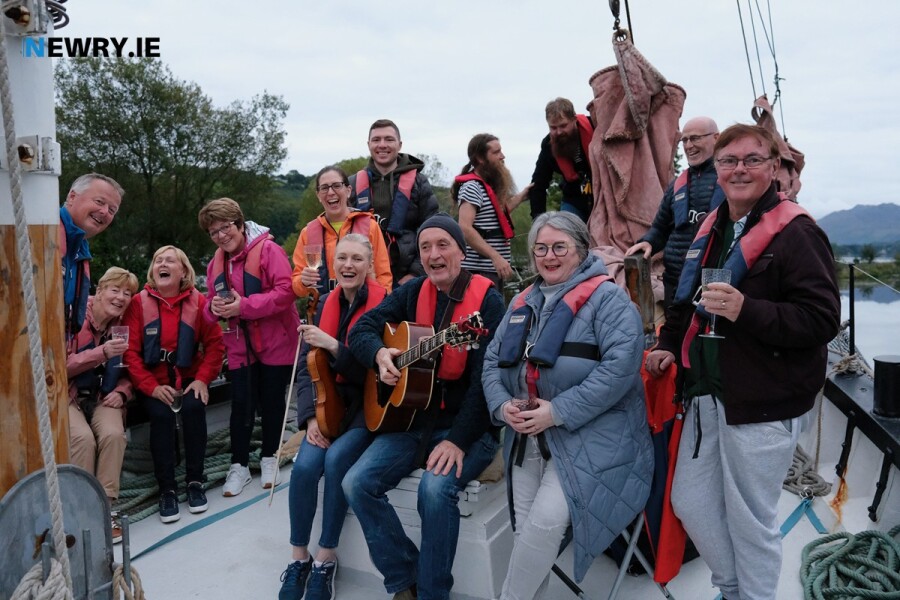 The Iur Cinn Fleadh Trad Cruise in 2023. Photograph: Columba O'Hare/ Newry.ie 