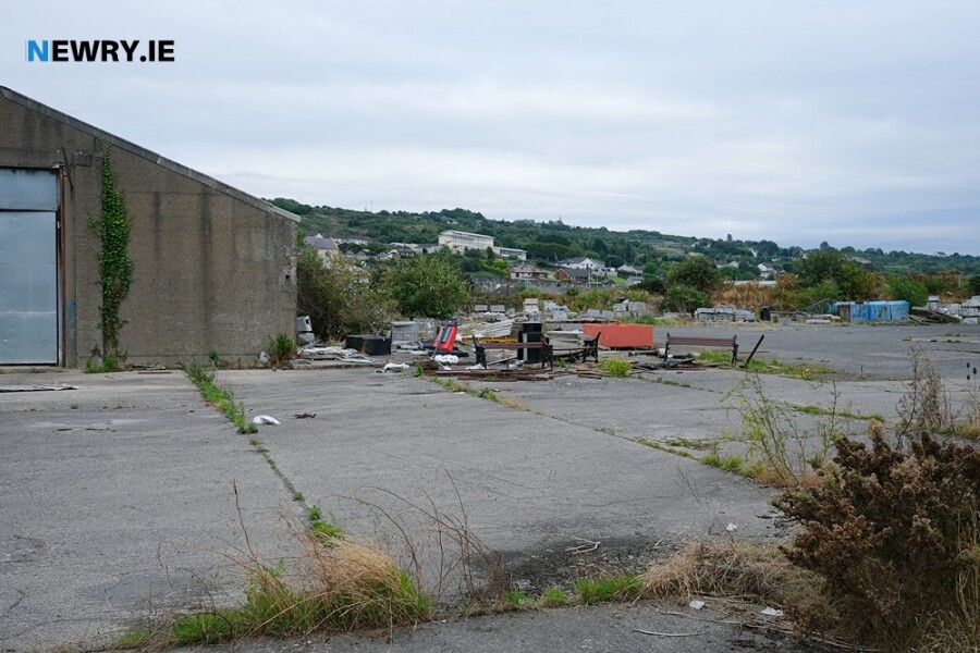 The Albert Basin park site currently. Photograph: Columba O'Hare/ Newry.ie 