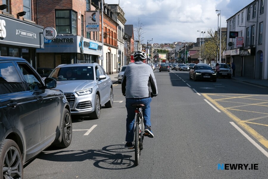 Motorists are being asked to take part in an Active Travel Challenge in June. Photograph: Columba O'Hare/ Newry.ie 