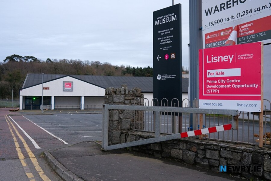 The Lidl site at Abbey Way. Photograph: Columba O'Hare/ Newry.ie 