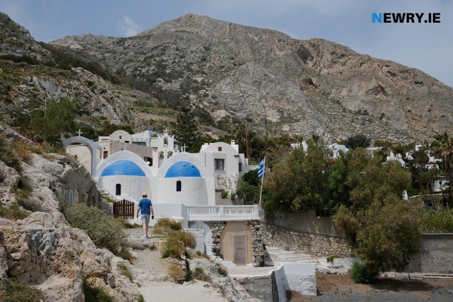 The beautiful Greek island of Santorini. Photograph: Columba O'Hare/ Newry.ie 