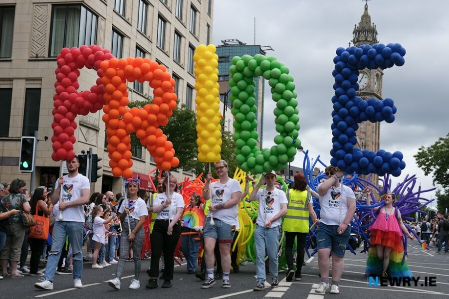 Belfast Pride 2022. Photograph: Columba O'Hare/ Newry.ie 