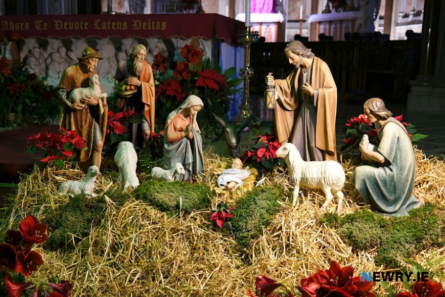 Newry Cathedral crib. Photograph: Columba O'Hare/ Newry.ie 
