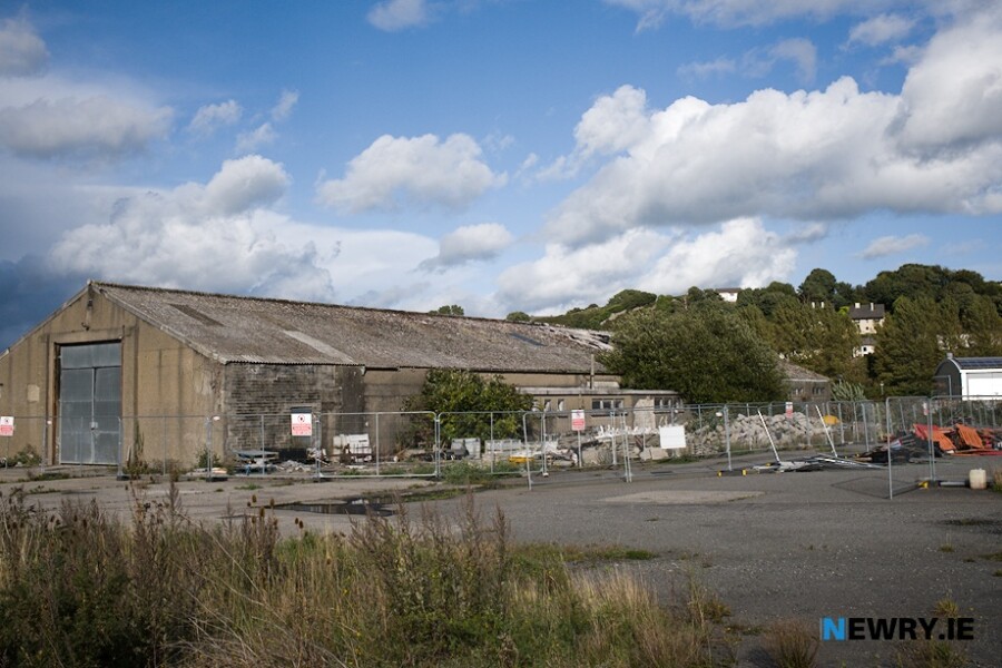 The current state of the Albert Basin park site. Photograph: Columba O'Hare/ Newry.ie 