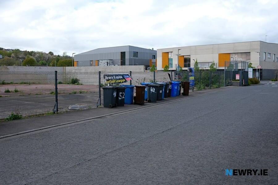 The proposed site at Cecil Street for the 49 space car park. Photograph: Columba O'Hare/ Newry.ie 