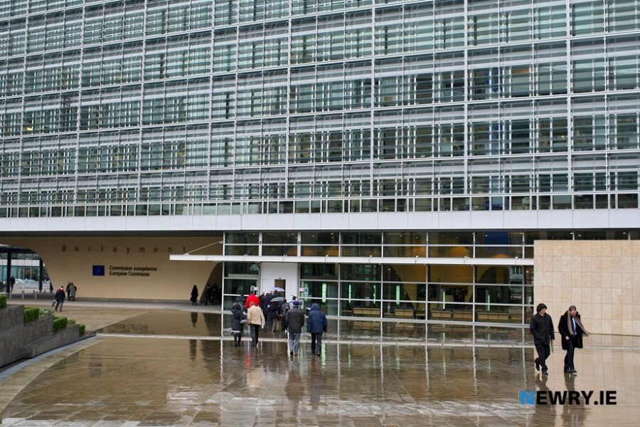 Berlaymont in Brussels where the the European Commission is headquartered. Photograph: Columba O'Hare/ Newry.ie 