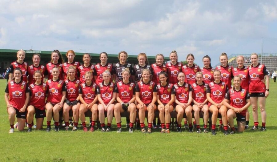 The Down Senior Ladies team. Photograph: Maurice McKey