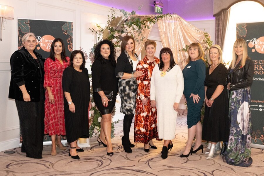 Guests at the charity Sparkling Afternoon Tea. Photograph: Sean Donegan