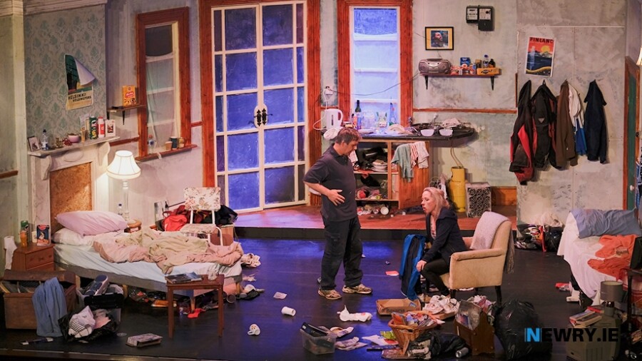 A 'tidy' set at the 2023 Newry Drama Festival.