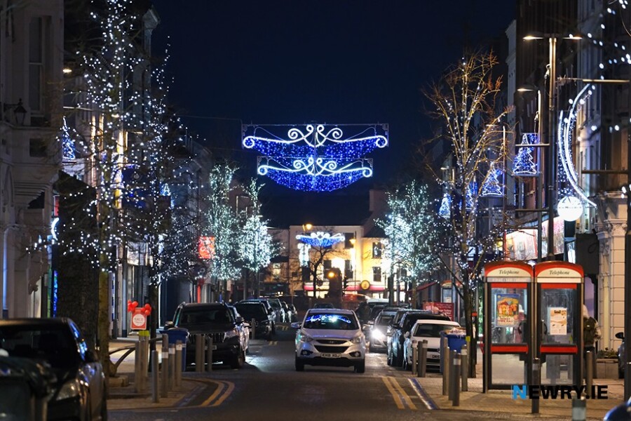 Christmas lights in Newry.
