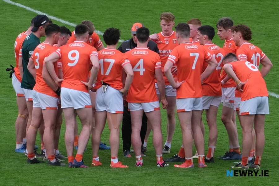 Armagh pictured at the Ulster Final in 2023. Photograph: Columba O'Hare/ Newry.ie 