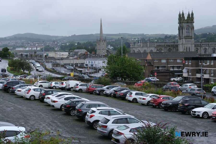 The car park at Abbey Way in Newry. Photograph: Columba O'Hare/ Newry.ie 