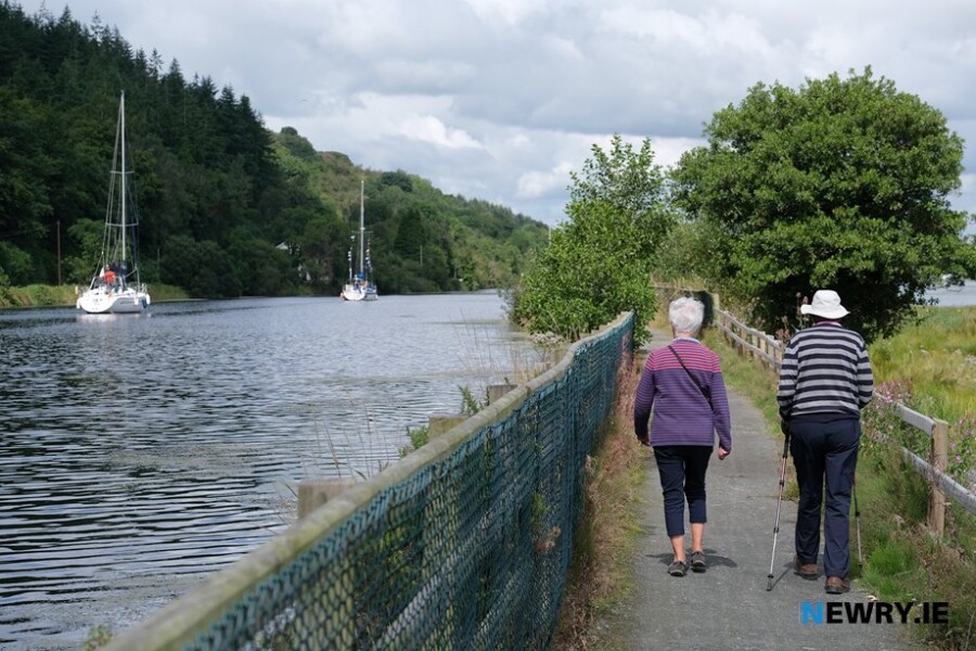 Some 25 boats came up Newry Ship Canal yesterday as part of a Carlingford based festival. Photograph: Columba O'Hare/ Newry.ie 